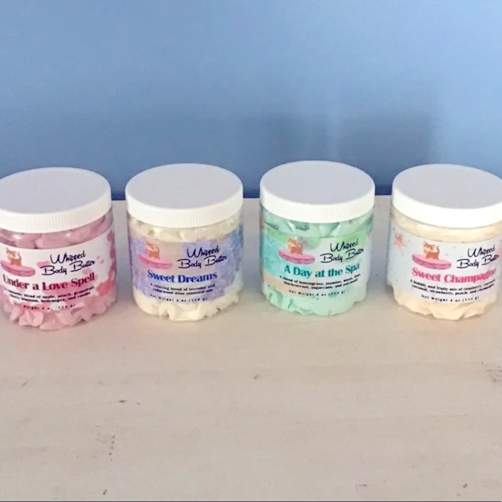 🌸 Whipped Body Butter soft body cream handmade in USA with natural ingredients